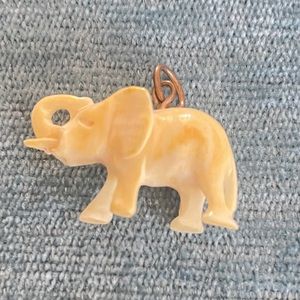 Small Ivory Elephant pendant